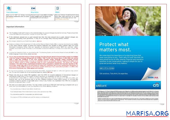 Printable India Indian Oil utility bill template in Word and PDF format, 6 pages, 2